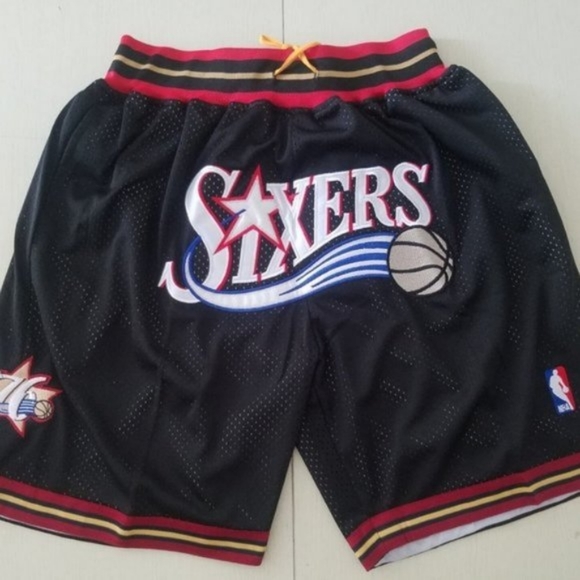 76ers just don shorts